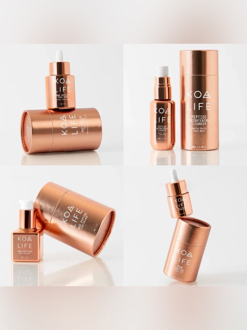 KOA LIFE PEPTIDE Combo Skin Transformation 4 Products